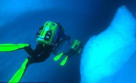 Впервые женщина дайвер посетила подводные пещеры