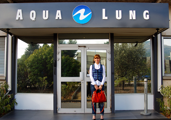 «Бонусная программа Aqua Lung». Поездка победительницы во Францию
