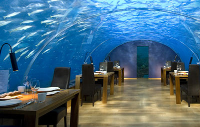 Подводный отель на острове Фиджи