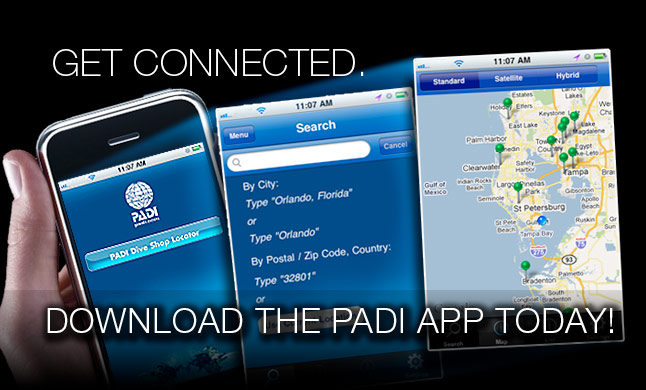PADI App в помощь дайверам